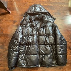 H&M black puffer jacket, excellent condition, size XL